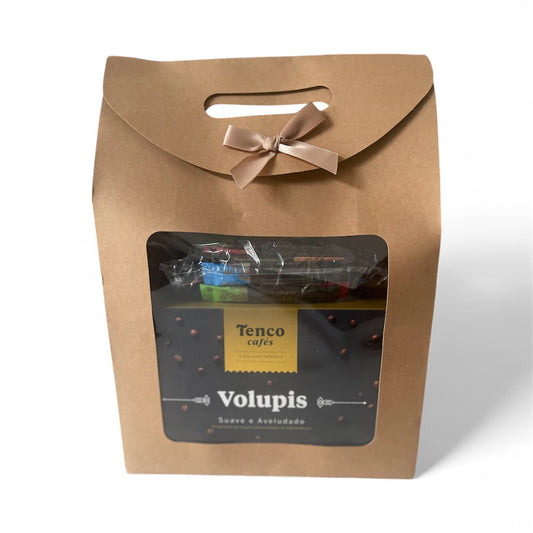 Coffret Café "Spécial Fêtes" Capsules VOLUPIS Pack XL et sucre